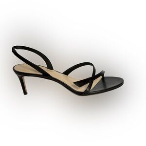 Alexandre Birman Black Leather Sandals Size 39.5 NWB Tita 60 Couros/Preto